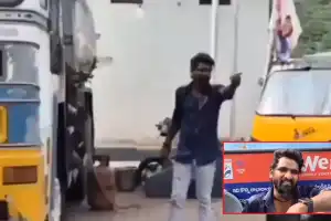 Pawan Kalyan Fan Sparks Chaos at Petrol Station, Threatens to Ignite Fuel Tanker