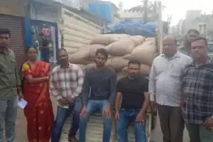 Police Dismantle PDS Rice-Selling Racket; Confiscate 28 Quintals