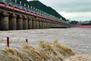Prakasam Barrage Floodgates Opened Amid Rising Krishna River Levels