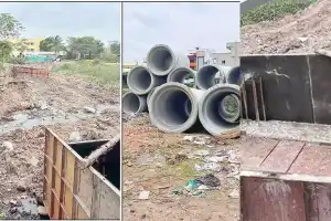 Progress on Anandbagh Lake’s Renovation Moves Slowly
