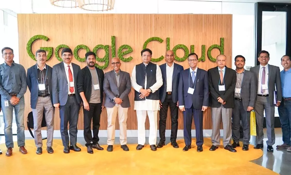 Revanth Reddy Visits Google Headquarters in the US to Discuss Tech Services Expansion