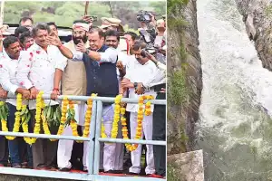 “Sagar Roars as Water Flows into Left Canal”