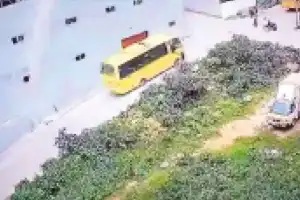 School Bus Overturns, Injuring Students