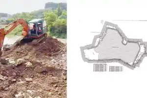 Sewage and Weeds Overtake Langar Houz Lake