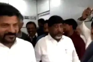 Telangana CM Revanth Reddy Meets with Party Leaders at AICC Headquarters in Delhi