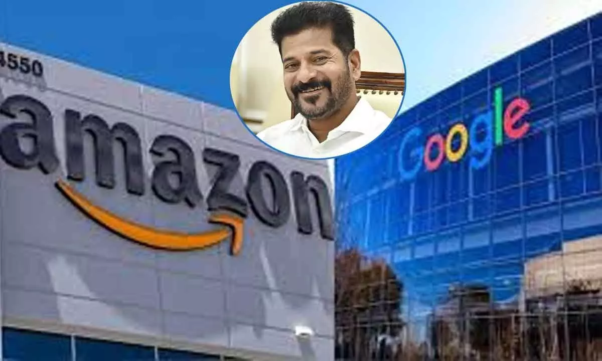 Telangana CM Revanth Reddy Scheduled to Meet with Google and Amazon Representatives