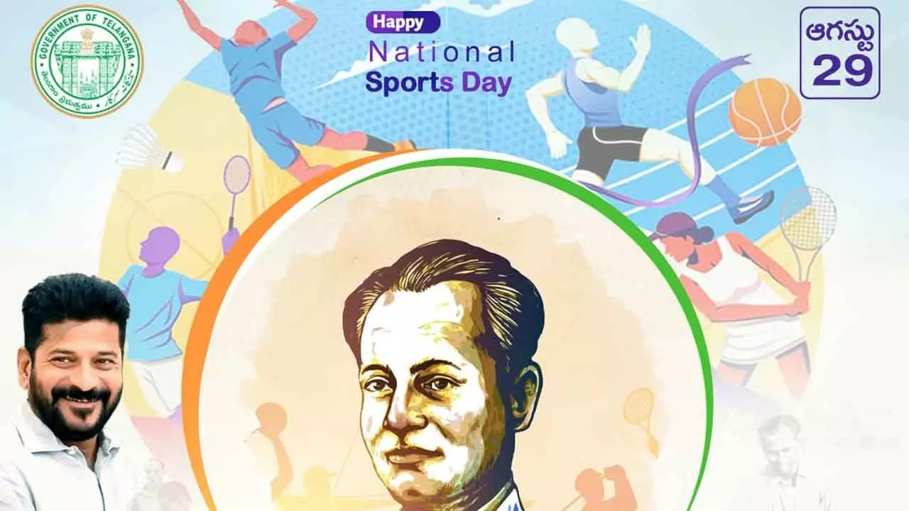 Telangana CM Revanth Reddy Sends Greetings on National Sports Day