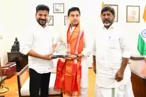 Telangana CM Seeks Funds and Green Light for T-Fiber Project