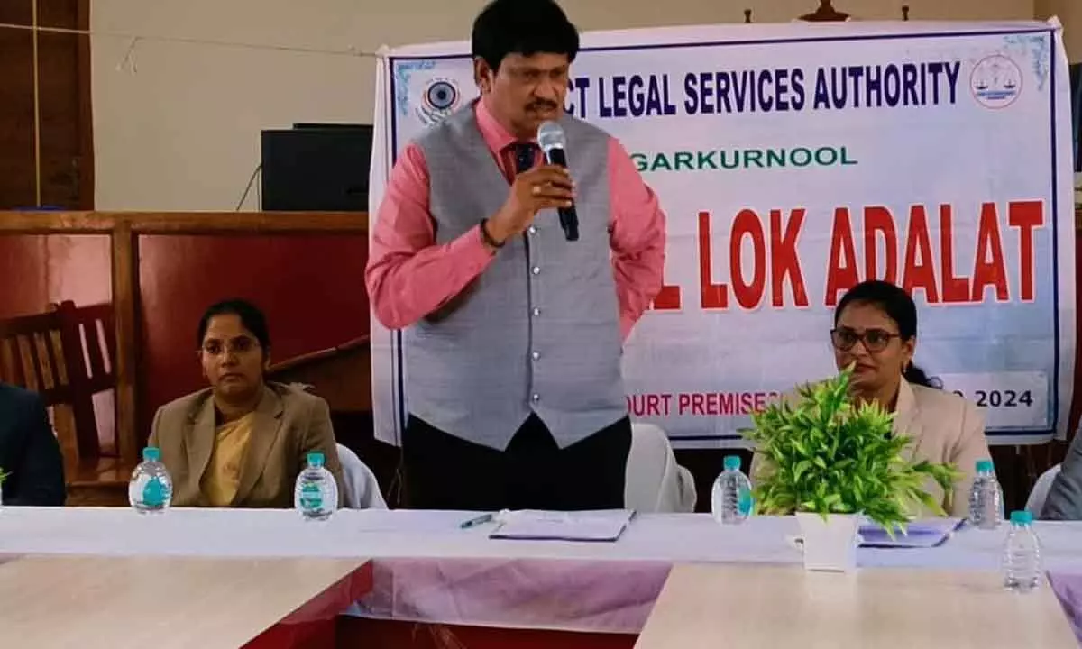 18,168 Cases Settled in National Lok Adalat: District Principal Judge D. Rajesh Babu