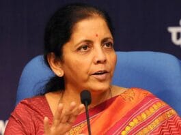 Finance and Corporate Affairs Minister Nirmala Sitharaman