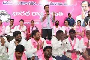 Angered by HYDRA demolitions, KTR criticizes Revanth