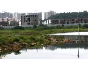 Bachupally Lake Drained and Exploited by Land Encroachers