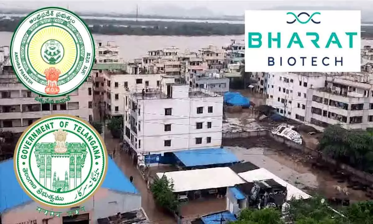 Bharat Biotech Contributes INR 2 Crore to Telugu States’ CM Flood Relief Fund
