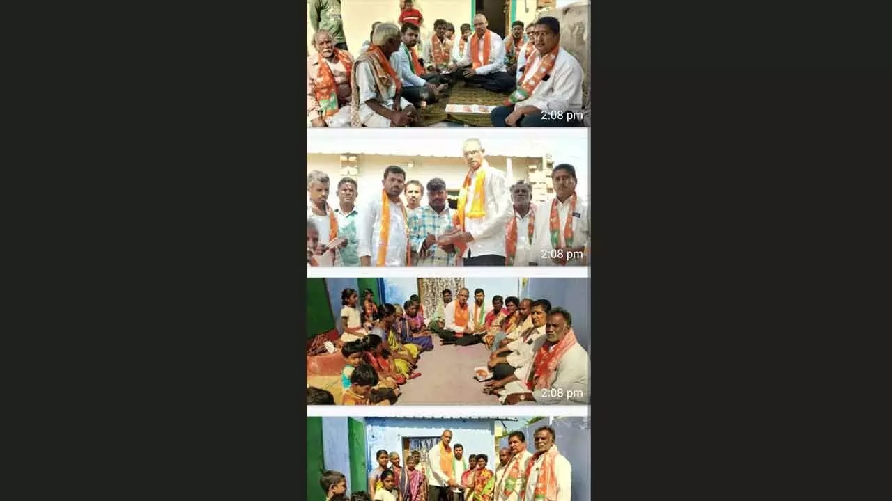BJP Launches Membership Drive in Bingidoddi Village Led by Gopalakrishna