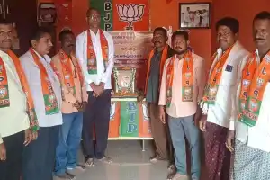 BJP Office in Aija Marks Kaloji Jayanti Celebration