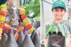 Boy on a Mission to Increase Green Cover with Seed Modak Initiative