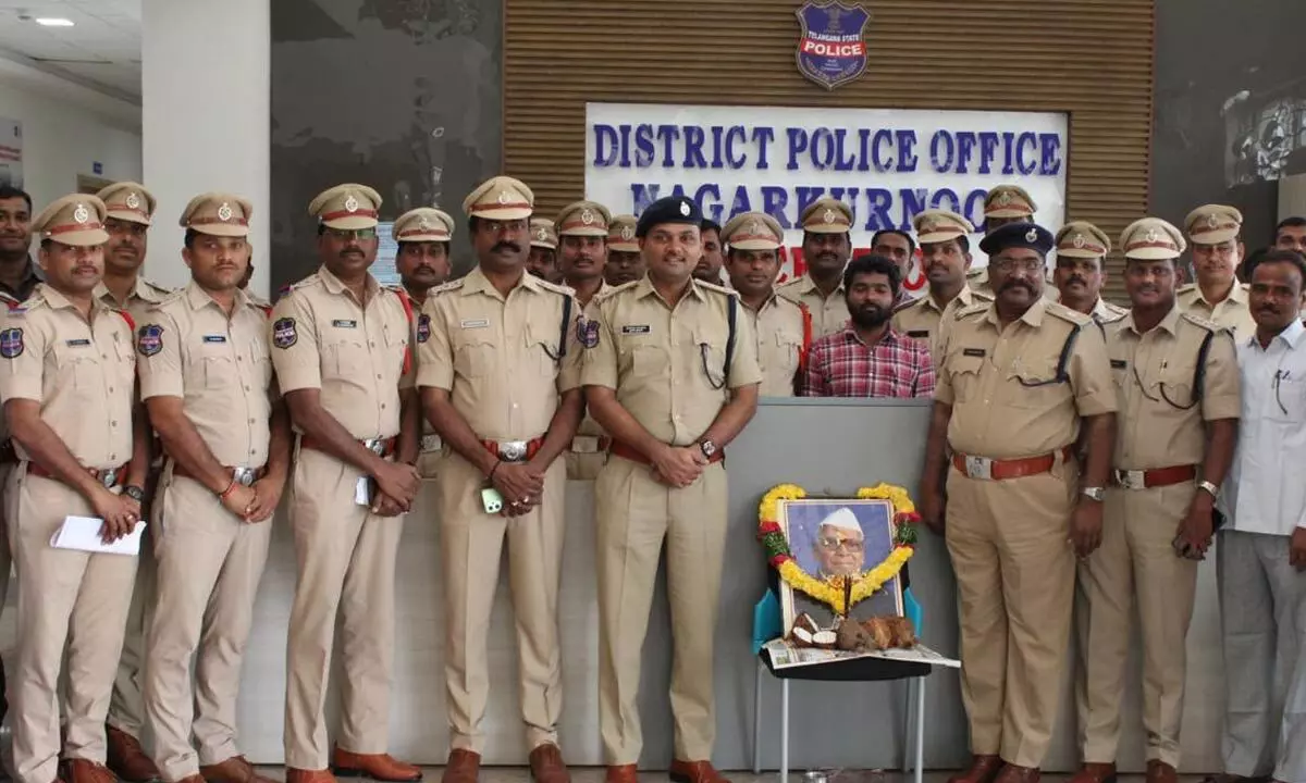 Celebration of Konda Laxman Bapuji’s Birth Anniversary Held at SP Office