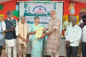 Chairman of Telangana State Library Council Speaks at Balachelimi Libraries Workshop