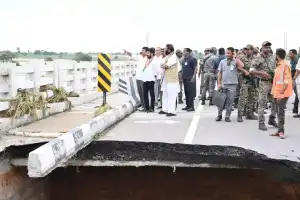 CM Revanth Reddy Assesses Flood-Affected Regions in Khammam and Suryapet