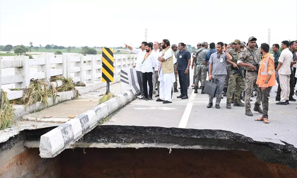 CM Revanth Reddy Assesses Flood-Affected Regions in Khammam and Suryapet