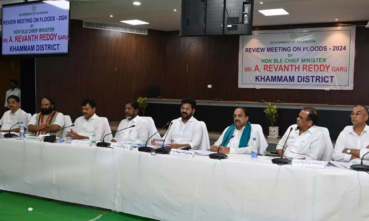 CM Revanth Reddy Surveys Flood-Affected Regions and Vows Assistance