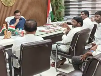 Former MLA Dr. SA Sampath Kumar Meets Irrigation Department Secretary to Address Mallamma Kunta and Chinnoni Palli Reservoir Concerns