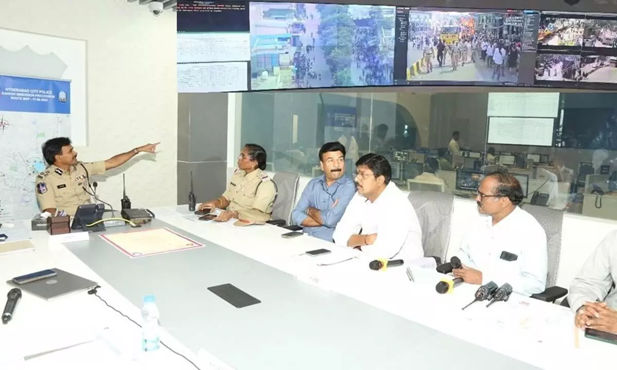 Ganesh Visarjan: Peaceful Immersions Ongoing in Hyderabad, Confirms Police Commissioner