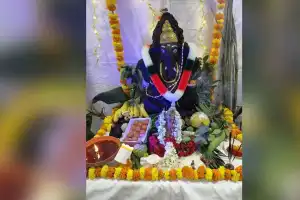 Hyderabad: Delectable Ganesh idol crafted entirely from chocolate!