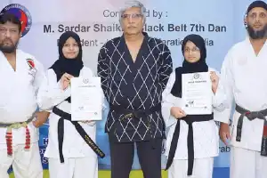 Hyderabad Siblings Achieve Bo-Dan Black Belt in Hapkido