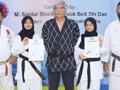 Hyderabad Siblings Achieve Bo-Dan Black Belt in Hapkido
