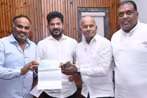 KNR Constructions Contributes Rs 2 Crore to Telangana CM Relief Fund for Flood Relief Efforts