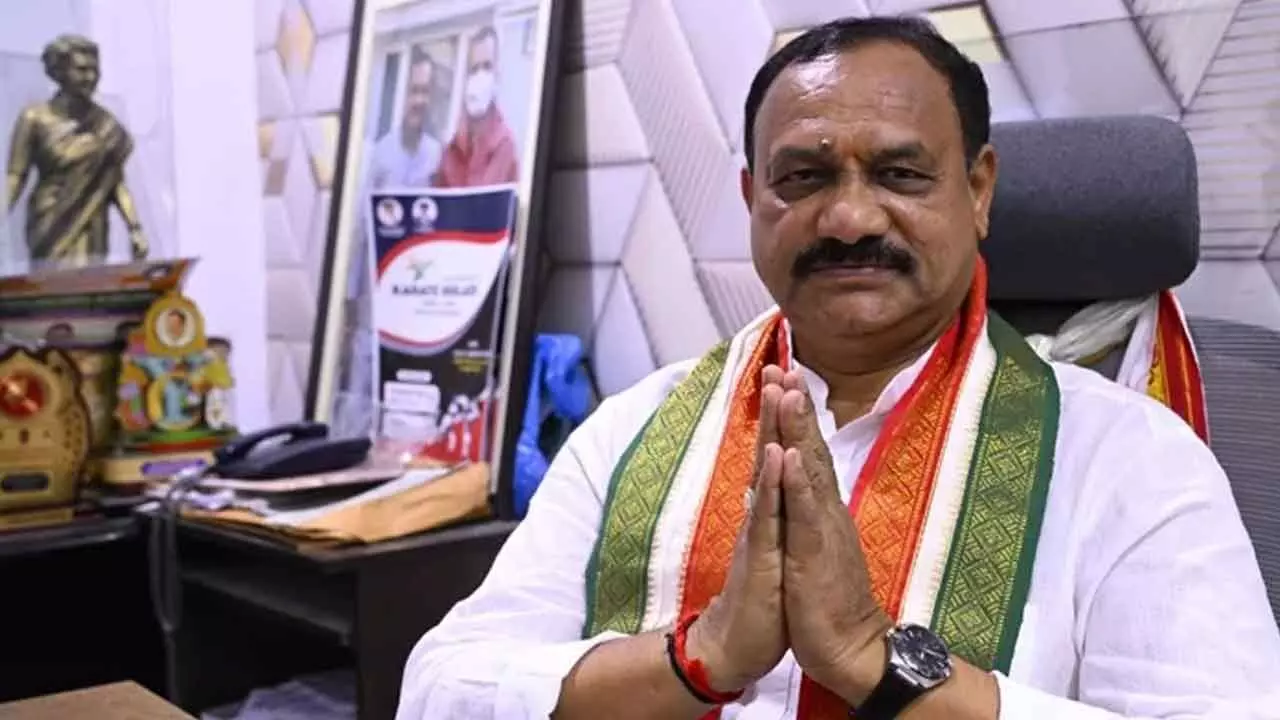 Mahesh Kumar Goud Takes Charge as TPCC President