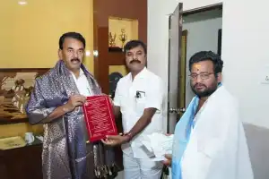 Minister Jupally Invited to Jogulamba Devi Sharannavaratri Brahmotsavam Festival