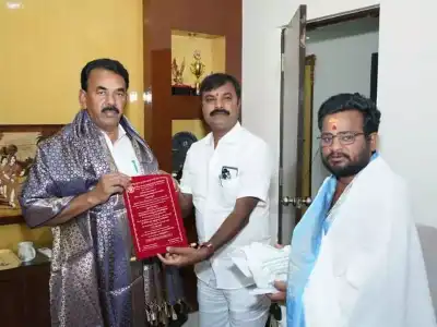 Minister Jupally Invited to Jogulamba Devi Sharannavaratri Brahmotsavam Festival