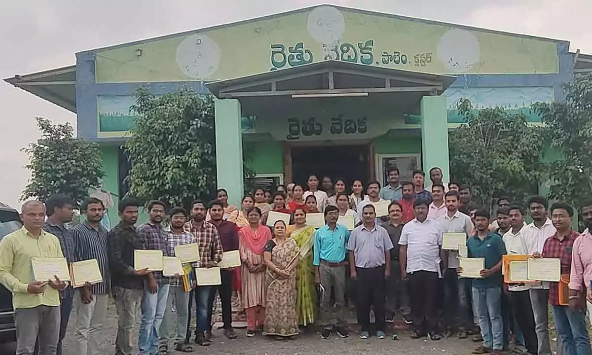 Nagarkurnool Agriculture Officers Receive Training in Water and Soil Management