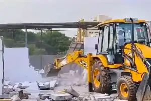 Nallavagu Restoration at Shilpa Venture Paused Amid Bulldozer Shortage