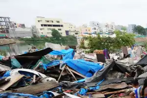 Ongoing HYDRA Demolitions Near Lakes in Ameenpur and Dundigal