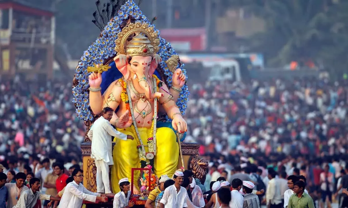 Preparations in full swing for grand Ganesh festival celebration
