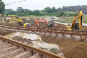 Railway Tracks Damaged, Multiple Trains Canceled