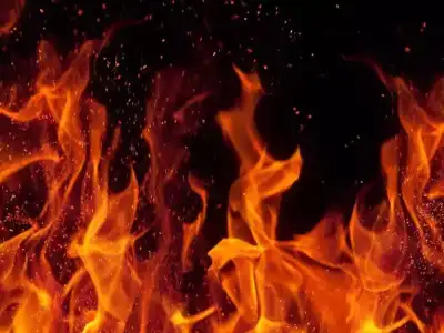School Bus Catches Fire in Kamareddy; All Students Safely Evacuated