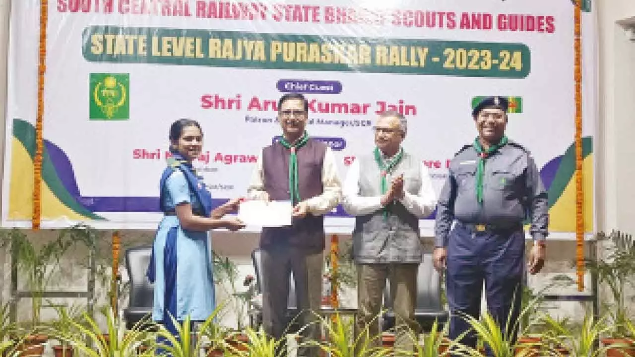 SCR Organizes State-Level Rajya Puraskar Rally for 2023-2024