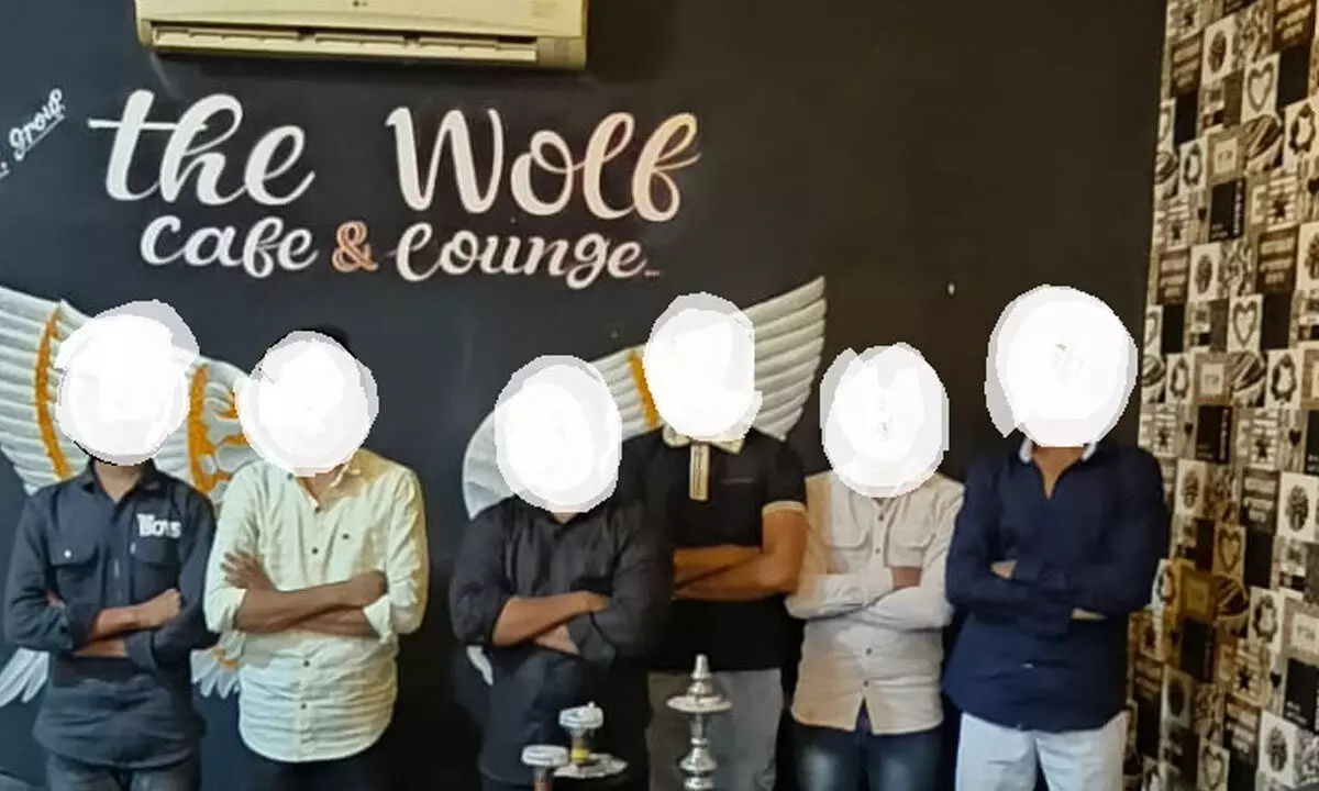 South Zone Task Force Closes Illegal Hookah Café in Hyderabad