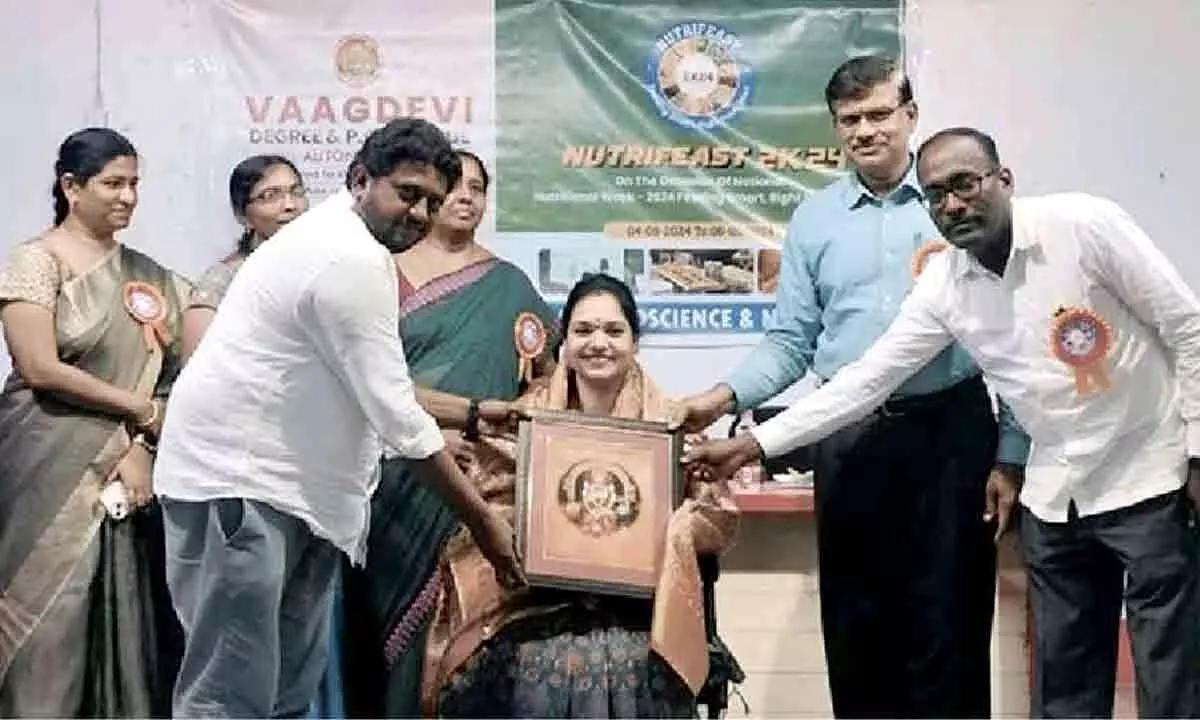 Vaagdevi Engineering College Commemorates Nutrition Week