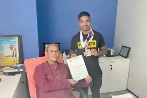 Vasudha Foundation Extends Support to Weightlifter