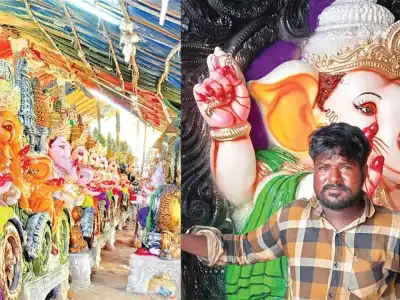 Youth and Children Eagerly Prepare for Ganesh Festivities