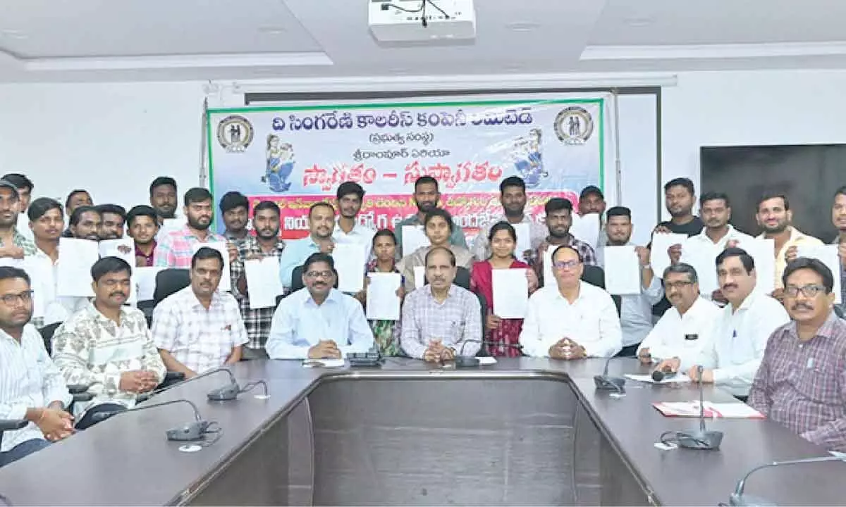 28 Youths Receive Compassionate Appointments in Singareni