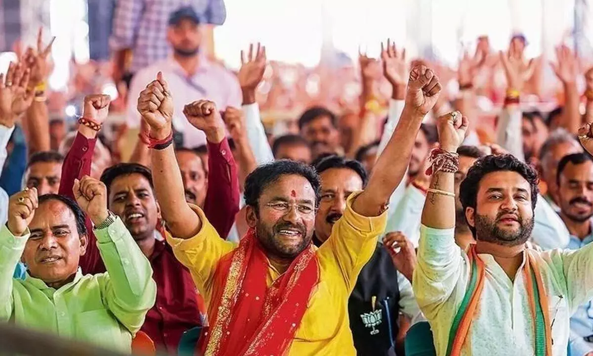 “BJP Celebrates Victory in J&K, Secures Third Consecutive Win in Haryana”