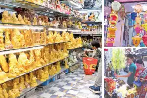 City Markets Overflowing with Shoppers Ahead of Diwali