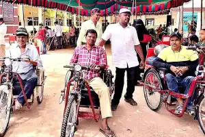 Disabled and Elderly Individuals Express Outrage Over Delays in Aasara Pension Distribution