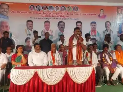 Dr. SA Sampath Kumar Pledges Recognition for Congress Workers at Jogulamba Temple Committee Inauguration.